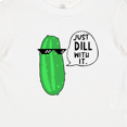 thumbnail image 4 of Inktastic Just Dill with It Chill Dill Pickle in Sunglasses Boys or Girls Baby T-Shirt, 4 of 5
