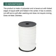thumbnail image 3 of Uxcell 1/2" Double Fold Bias Tape Polyester Continuous Bulk Bias Tape for Sewing Seaming White 100 Yards, 3 of 7