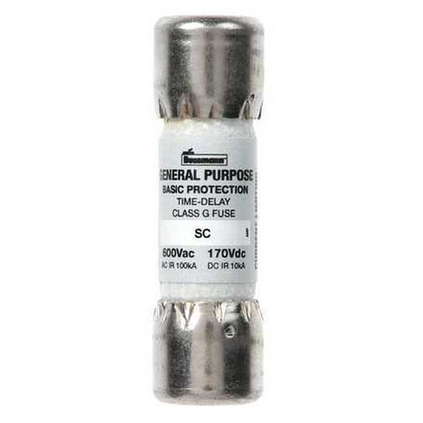 EATON BUSSMANN Fuse,10A,Class G,SC,600VAC/170VDC SC10