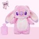 thumbnail image 4 of Botella de agua caliente de peluche Stitch Angel Lotso, bolsa de mano cálida portátil de invierno suave Kawaii, juguetes de anime, regalo de Navidad, 4 of 5