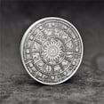 thumbnail image 3 of Moneda conmemorativa de la diosa del zodíaco con 12 signos del horóscopo, 3 of 3
