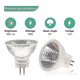 thumbnail image 3 of Mr11 Halogen Bulbs (pack Of 12), Gu10 Halogen Lamp 12v 20w, Mr11 Gu10 Dimmable Bulb Glass Cover Compatible With Ceiling Light, 2 Pin Halogen Bulb 2700, 3 of 5