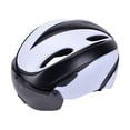 thumbnail image 4 of Lipstore Helmet Adjustable Head Circumference Bike Helmet for Adult Commuting black white, 4 of 8