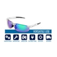 thumbnail image 3 of Gafas de seguridad Bullhead Safety Swordfish, antivaho, luz azul, 3 of 5