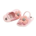 thumbnail image 4 of Fortune Baby Girl Sunflower Princess Sandals Infant Summer Prewalker Shoes, 4 of 7