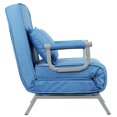 thumbnail image 4 of Topbuy Sofa Bed Folding Armchair Sleeper, Blue, 4 of 6