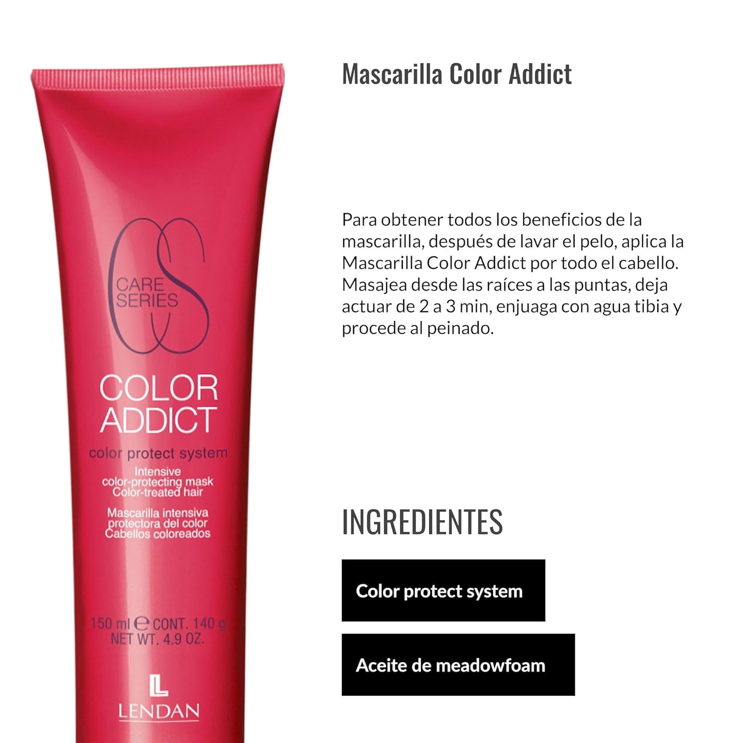Lendan - Colored Hair Mask - Color Addict Mask - 150 ml / 5.3 oz