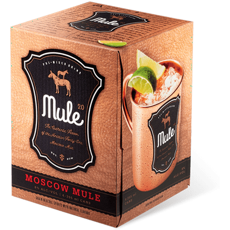 Mule 2.0 Moscow Mule, 4 pack, 355 mL cans - Walmart.com Mule 2.0 Moscow Mule, 4 pack, 355 mL cans - Walmart.com