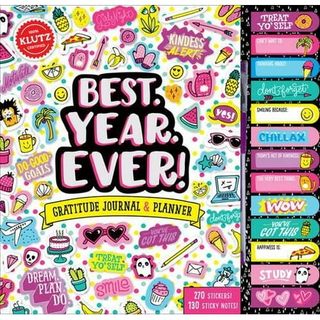 Best. Year. Ever Journal/Activity Kit, Start the calendar at any time of the year with customizable pages. By