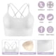 thumbnail image 3 of 3 piezas Ropa interior deportiva con espalda diagonal para mujer Correa acolchada Soporte medio Ropa interior de yoga adecuada para yoga fitness - adecuada para circunferencia inferior del pecho, 3 of 5