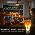 thumbnail image 4 of Himalayan Glow Large Ionic Natural Salt LED Light Bulb Crystal Lamp, Pack of 4, 4 of 10