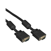Black Box EVNPS06B-0050-MM VGA Video Cable Ferrite Core - Male/Male, Black, 50-ft. (15.2-m)