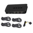 thumbnail image 3 of 4 Ports HDMI KVM Switch 4X1 Haute Définition Audio et Vidéo, Interface USB pour Moniteur PC, 3 of 8