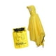 thumbnail image 5 of Chubasquero ligero con capucha para adultos 3 en 1 con cordón ajustable Amarillo, 5 of 8