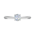thumbnail image 3 of 1/3 Carat Diamond Solitaire Engagement Ring in 14K White Gold (Ring Size 4.5), 3 of 5