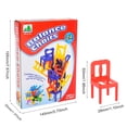 thumbnail image 2 of Juego de sillas apilables de colores para niños, juego de sillas de equilibrio, sillas apilables, 24 Uds., 2 of 9