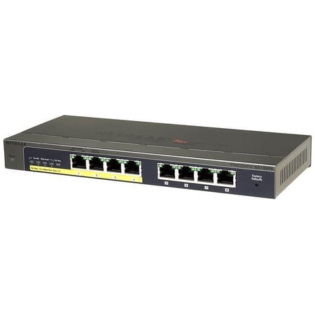 UPC: 0606449103458 | NETGEAR Plus GS108PEv3 – switch – 8 ports – managed (NET-GS108PE-300NAS)