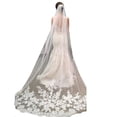 thumbnail image 2 of Visland 300CM avec Filet Peigne Voile de Mariée Couche Simple Voile Long Accessoires pour Cheveux, 2 of 7