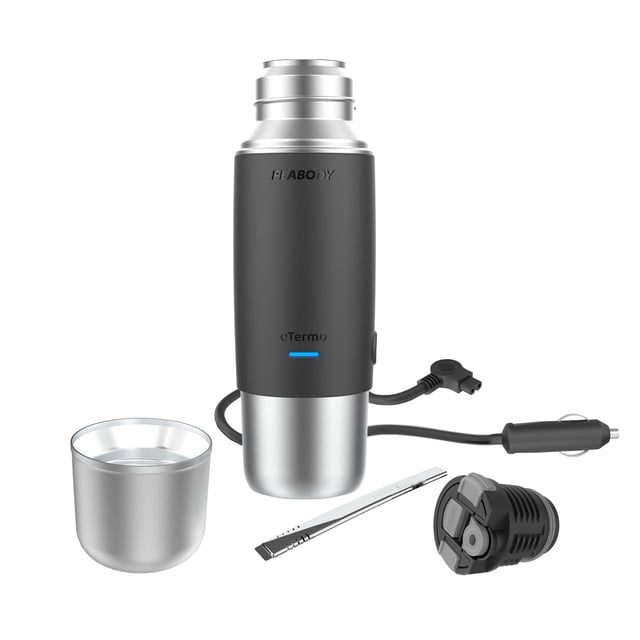 Termo térmico Peabody eTermo 12V 500 ml con dispensador a presión