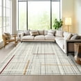thumbnail image 2 of HOMERRY Washable 9' x 12' Area Rug for Living Room Large Modern Rug Traditional Floor Cover, Beige, 2 of 6