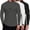 3 Pcs-Black/White/Dark Grey, variant on Mens Mock Neck Shirts Fleece Long Sleeve Tops Basic Turtle Neck Shirts