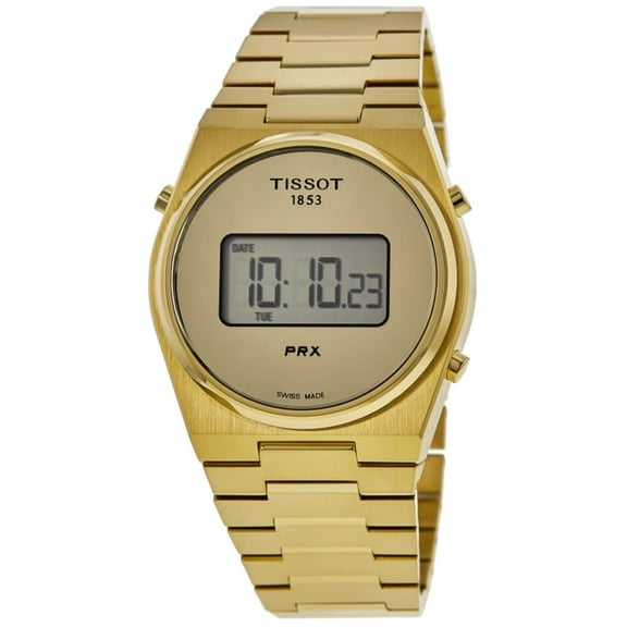 Tissot PRX Digital Quartz Gold Dial Men's Watch T1372633302000