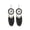 Black, variant on Pearl Necklace And Earring Set Creative Long Coffee Feather Earrings Tassel Ear Accessories Bohemian Style foreign Trade Accessories Gift Cartilage Earrings for Women (Purple,One Size)