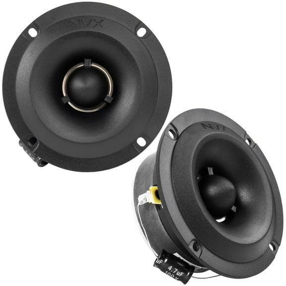 NVX VPRO35TW 3.5" V-Series Pro Audio Super Slim Bullet Tweeters 240W Peak Shallow-Mount Easy Install