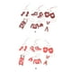 thumbnail image 4 of Inteprter Colgante de pared con Clip de de 6 piezas, decoración de Navidad, superficie lisa decorativa multiusos, colgantes para fiestas, cierre, Kits de decoración para fiestas Rojo Inteprter HA069472-02, 4 of 6