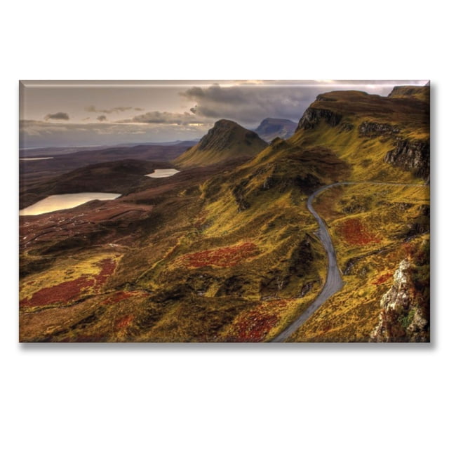 Cuadro Canva Pixtreats listo para Colgar tipo galería Montaña en Escocia 60X90 cm