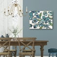 thumbnail image 2 of Courtside Market Aqua Floral I Gallery-Wrapped Canvas Wall Art, 16x20, 2 of 5