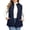 Navy, variant on Plus Size Vest for Women Baeitkot Lightweight Quilted Zip Front Sleeveless Jacket with Pockets Casual Streetwear Army Green XXXL