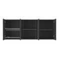 thumbnail image 3 of Nmkwnr Kitchen Wall Cabinet with 4 Interior Shelves, Black, 3 of 7