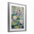 thumbnail image 2 of Stupell Industries Modern Duck Pond with Lotus Flowers Gray Framed Print Under Glass, 13 x 16, by The Prints Vibe, 2 of 8