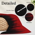 thumbnail image 3 of Dark Red Black Ombre Body Pillow Covers 20"x54", Modern Abstract Art Striped Gradient Soft Brushed Microfiber Breathable Throw Pillow Covers, Decorative Pillowcase with Zipper for Couch Sofa Bedroom, 3 of 9