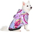thumbnail image 2 of Honeii Dragon Fruit Print Small Dog Hoodies Pet Hooded Sweatshirts Fall Winter Puppy Cat Sweaters Warm Clothes for Small Dogs Outfits Costume-XX-Large, 2 of 7