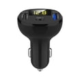 thumbnail image 1 of Cargador rápido de 32W QC3.0 con 3 puertos USB tipo C Cargador de coche rápido Voltímetro LED Cargador de teléfono automático, 1 of 2
