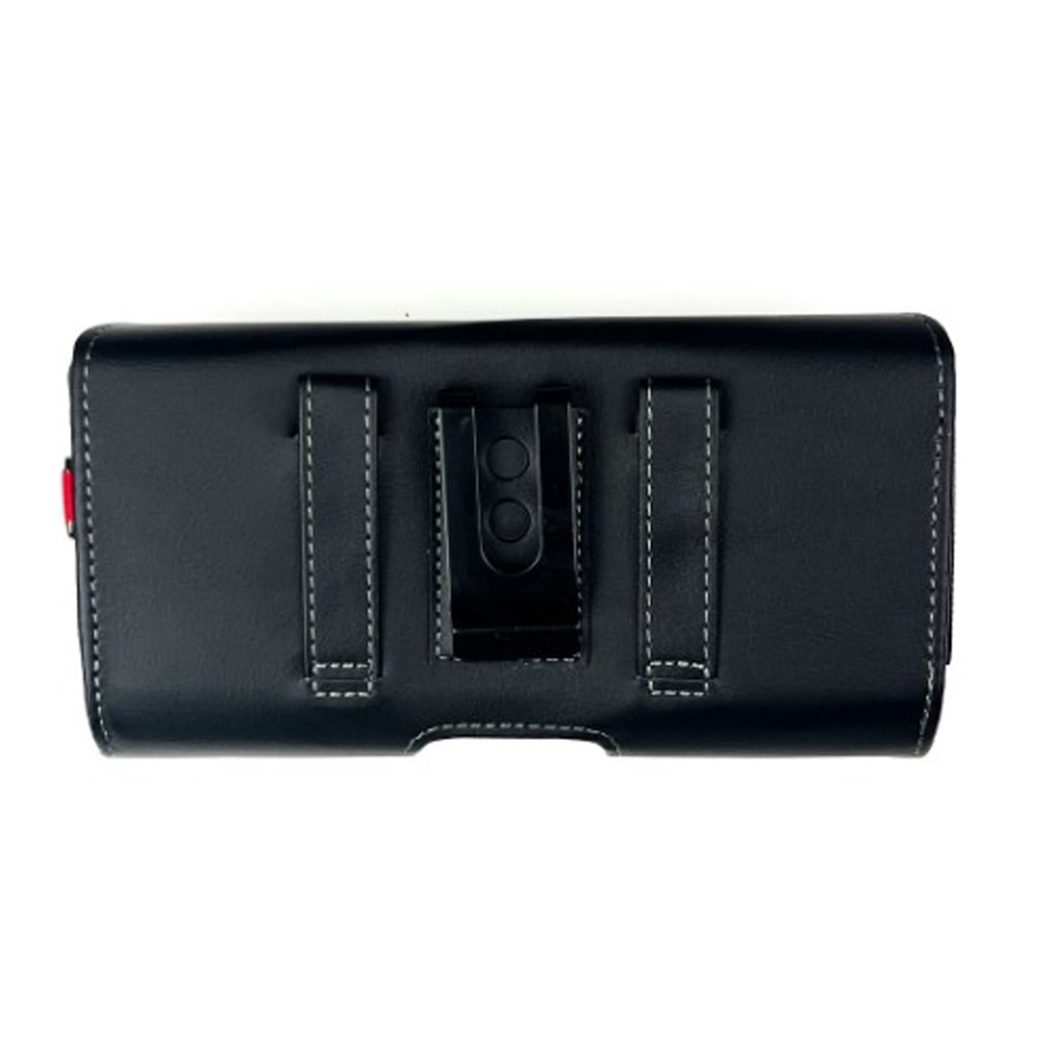 EVO 5.5" Textured Leather Holster Case for Mobile Phones - Black