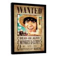 thumbnail image 2 of One Piece Live Action Monkey D. Luffy Affiche Recherchée Affiche Encadrée, 2 of 2