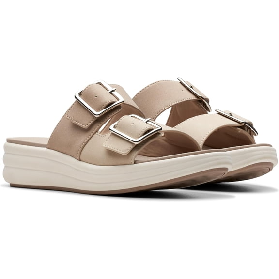 Drift Buckle Sand Combi Lightweight Buckle Strap Sandal, 45mm Heel, Size 11 M