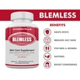 thumbnail image 6 of Blemless Skin Care Supplement Acne Pills with Vitamin B5, Vitamin A, Selenium, and NAC | Helps Oily Skin & Blemishes for Women, Men, Teens & Adults | 60 count, 6 of 6