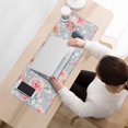 thumbnail image 3 of Long Mouse Pads for Desk,Pioneer Flower Floral Print Pattern Desk Mats on Top Of Desks, Desk Mouse Pad Extra Large with 3mm Non-Slip Base and Stitched Edge for Gaming,Office,Work,Home 31.5"x11.8", 3 of 6