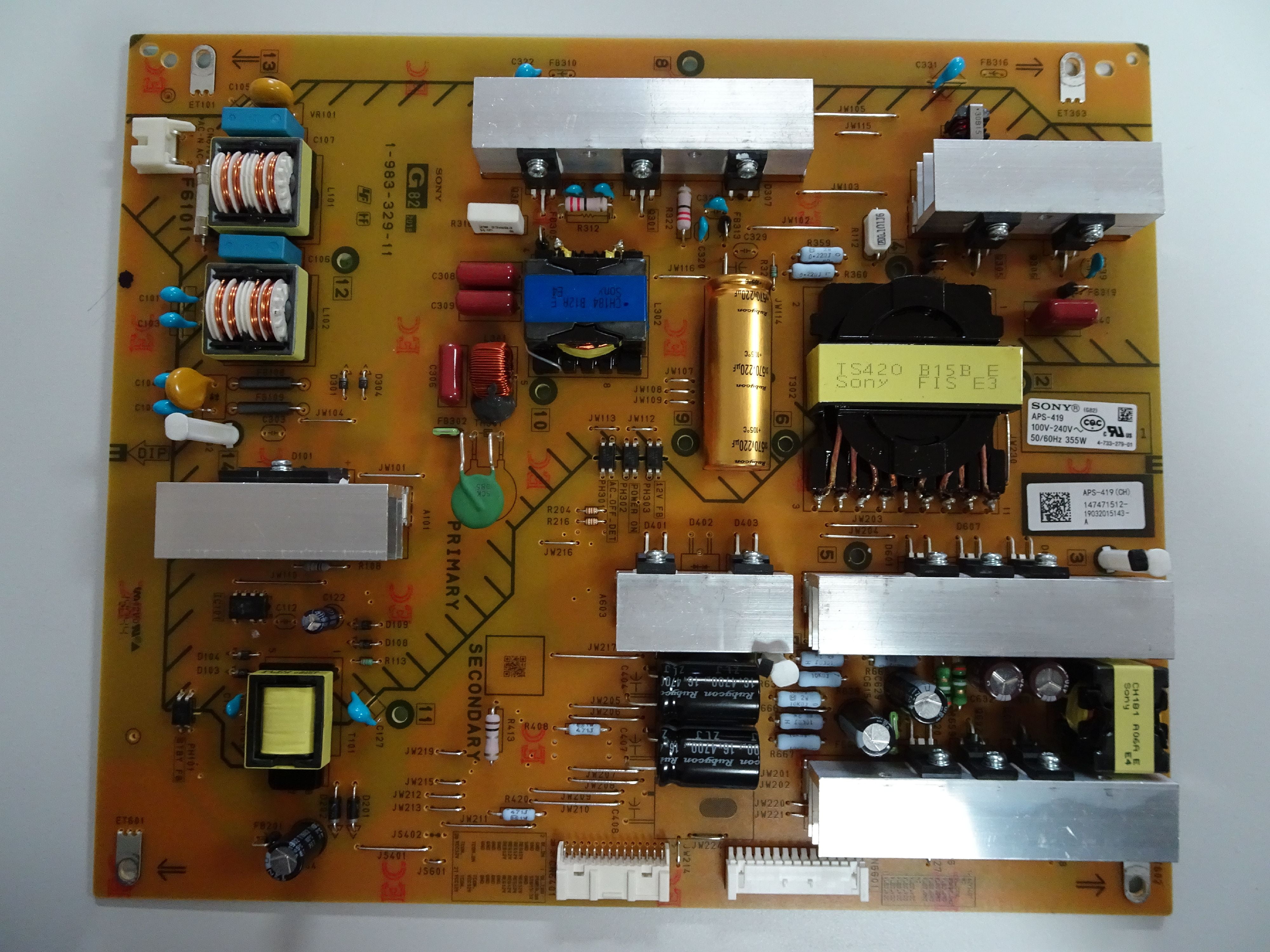 Sony XBR55X950G XBR55X900F Power Supply (APS419) 147471512