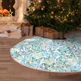 thumbnail image 5 of Fotbe Butterflies Pattern Christmas Tree Skirt, Tree Skirts Plush Christmas Decorations, Christmas Tree Skirts Xmas Decorations Holiday Party Decor-36", 5 of 6