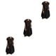 thumbnail image 3 of Minnieouse Vestido de mujer de poliéster Color sólido Sin mangas Jersey suelto Reemplazo Casual Vestidos de moda para niñas Negro S Type1 NO1, 3 of 6