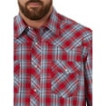 thumbnail image 4 of Wrangler Men's Long Sleeve 2 Pocket Plaid Woven Western Shirt, 4 of 4
