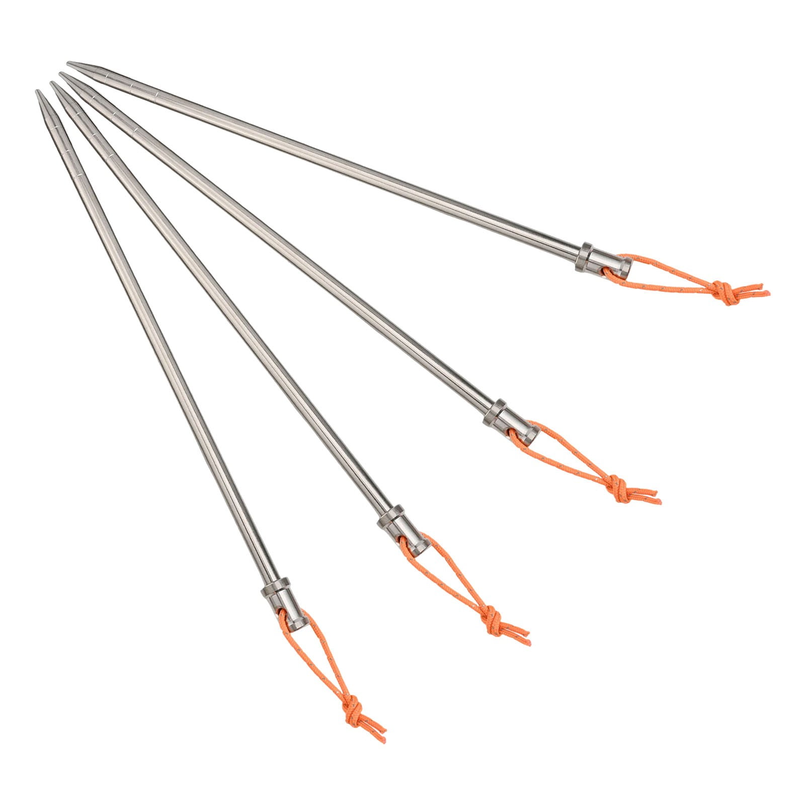 Lylong Tent Pegs With Reflective Rope Made From Lightweight Titanium Material
