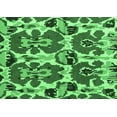 thumbnail image 1 of Ahgly Company Indoor Rectangle Abstract Emerald Green Modern Area Rugs, 3' x 5', 1 of 4