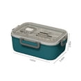 thumbnail image 3 of 1100ml Bento Lunch Box, with Spoon and Fork, Meal Prep Container, Divided Leakproof Lunch Box for Office, Portable Food Storage, 3 of 7