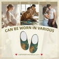 thumbnail image 7 of Daiia Knitted Woodland Squirrel Print Women’s Fuzzy Slippers Memory Foam Lightweight House Shoes Cozy Loafer Flannel House Shoes-37/38, 7 of 7